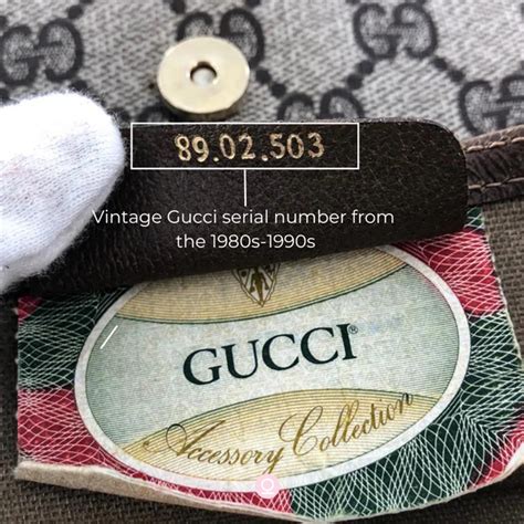 vintage gucci handbags serial numbers|Gucci wallet serial number.